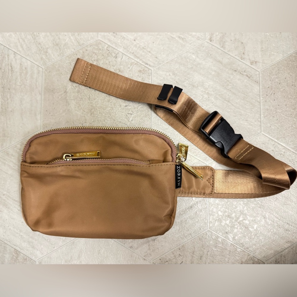 Tan/Brown Belt Bag - Zorfin